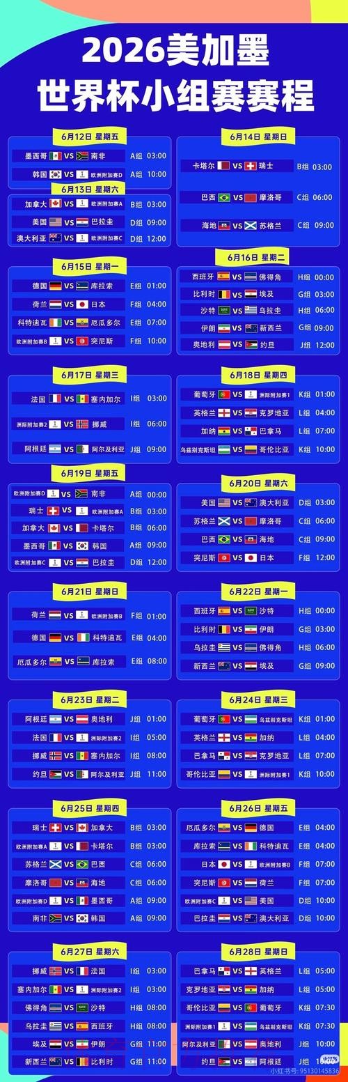 2026世界杯直播中国时间高清直播怎么查 2026世界杯直播中国时间高清直播怎么查